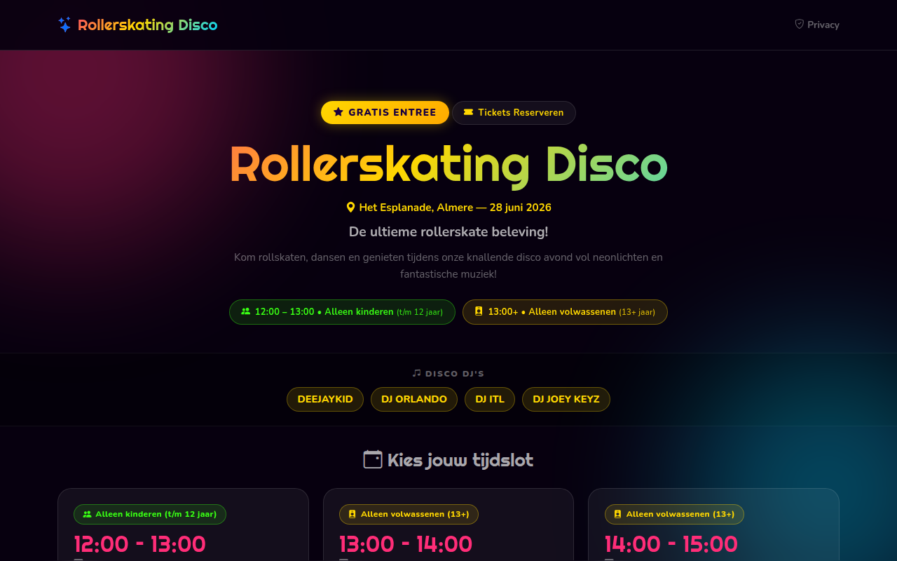 Roller Disco Almere